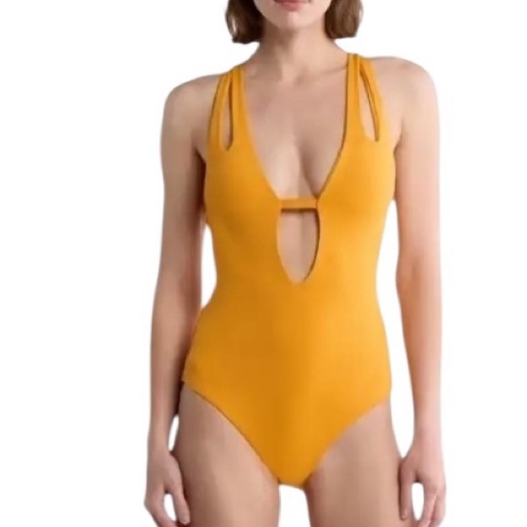 BECCA Split Strap Keyhole One Piece Swimsuit! - Picture 9 of 9